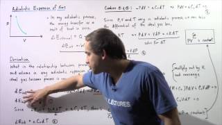 Adiabatic Expasion with Derivation [upl. by Ithaman713]