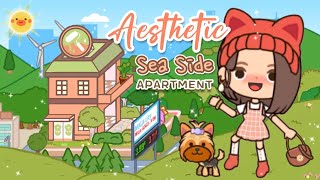 Miga World NEW UPDATE AESTHETIC🍂🌿HOUSE DESIGN  Aesthetic SeasideDECORATIONS  Miga town tocaboca [upl. by Yattirb529]