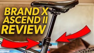 BRAND X ASCEND ll Dropper Seat Post  Review [upl. by Ahsenyt]