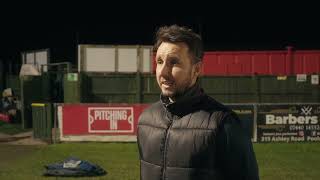 Poole Town 4  5 Salisbury FC  Southern League Premier  Matt Tubbs Post Match Interview [upl. by Treulich]