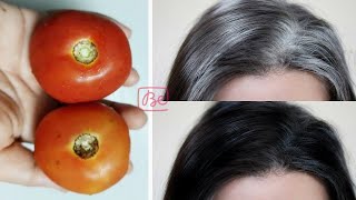 Cheveux blancs aux cheveux noirs permanents en seulement 4 minutes Naturelle amp 100 Efficace [upl. by Ettezel913]