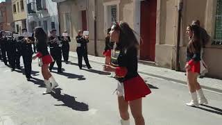 Banda y Majorettes Castellar del Valles [upl. by Gerhan370]