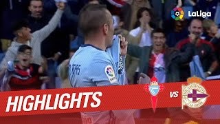 Resumen de Celta de Vigo vs Deportivo de la Coruña 41 [upl. by Duester]