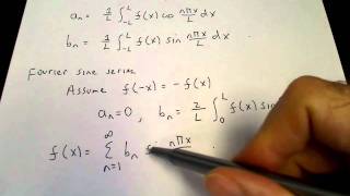 Fourier sine and cosine series [upl. by Alleyn]