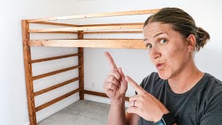 DIY Full Loft Bed  How To Build [upl. by Amuwkuhc973]