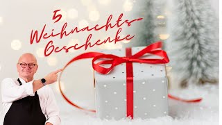 5 Geschenke die wirklich Spaß machen 5 Tipps für Hobbyköcheinnen [upl. by Einitsed149]