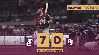 Tomateros vs Algodoneros Serie 1  Juego 3 171024  RESUMEN [upl. by Auohs]