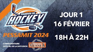 Tournoi de hockey des premières nations de Pessamit 2024  Vendredi 16 février [upl. by Halueb223]