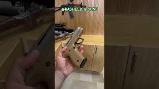 subscribe Zigana Px9 Pak made desert color Aqualitygunpistol RASHEEDANDSONS [upl. by Eyllek836]