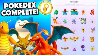 COMPLETING THE POKEDEX Pokemon Go Pokedex is Finally FINISHED Onto Gen 2 [upl. by Selima659]