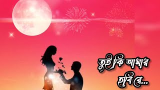 তুই কি আামার হবি রে Rater sob tara ache din er govire bangla romantic song [upl. by Dorene]