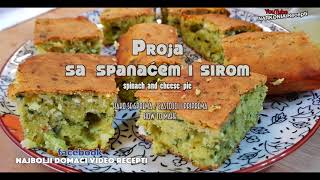 KUKURUZA  Domaća PROJA sa spanaćem i sirom 🧀 RECEPT [upl. by Ivgnout]