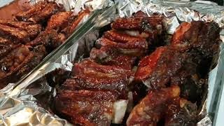 Easy BBQ Beef Ribs Oven Cooked [upl. by Analem]