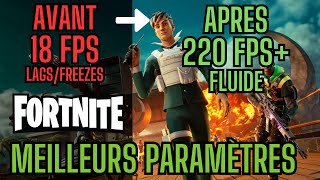 Meilleurs paramètres graphiques Fortnite Boost FPS et freezelags [upl. by Esadnac879]