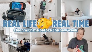 SUNDAY CLEAN WITH ME  REAL LIFE CLEANING MOTIVATION [upl. by Fidelio]