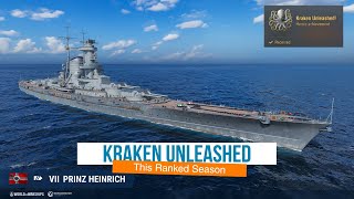 Warships 🏴‍☠️  Prinz Heinrich finds the Kraken worldofwarships wows [upl. by Leonardi]