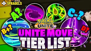 NEW All Unite Moves Pokemon Unite Tier List [upl. by Alauqahs704]