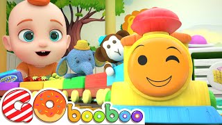 The Train Song  Sing Along  GoBooBoo Nursery Rhymes amp Kids Songs [upl. by Tabber482]