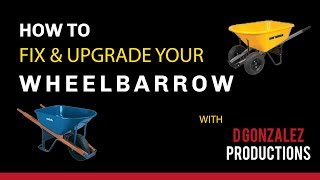 How to repair your wheelbarrow  Jackson Wheelbarrow amp True Temper Wheelbarrow Review [upl. by Jona]