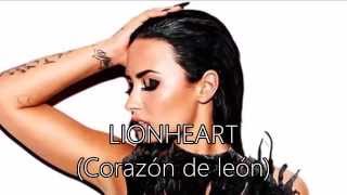 Lionheart  Demi Lovato Lyrics EnglishEspañol [upl. by Talia485]