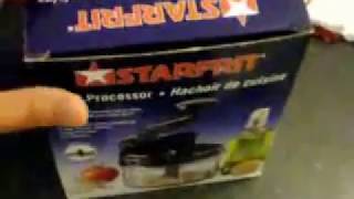 Starfrit Manual Food Processor Reviewwmv [upl. by Hardy]