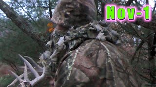 Rattling Success amp HUGE Buck Moving In  NY Bow Season 2022 [upl. by Fabian]