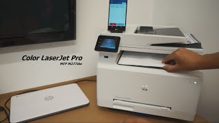 HP Printer  Color LaserJet Pro MFP M277dw Review [upl. by Nahn]