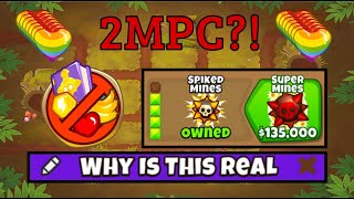 2 Million Pops CHIMPS with SUPER MINES [upl. by Gnoz]