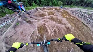 European Downhill Cup Leogang 2016  Course Preview Fabio Wibmer [upl. by Ahsieker]