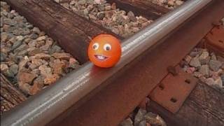 Annoying Orange Gets Crushed By Tropicana Train [upl. by Toille]