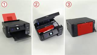 How to Remove Jammed Paper Epson ET2750ET2850L4260 NPD5837 [upl. by Shelly515]