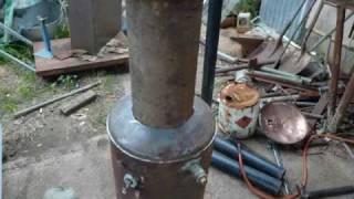 wood gas gasifier test DIY [upl. by Kissee598]