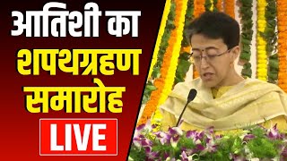 Delhi CM Atishi Oath Ceremony LIVE CM पद पर आतिशी का शपथ ग्रहण समारोह LIVE  NBT [upl. by Notsle]