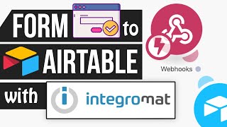 Send Data From A Website Form To Airtable Using Integromat [upl. by Acinimod]