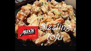 Sizzling Tofu Recipe Maxs Style [upl. by Mohun]