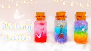 DIY Wishing Bottles  Easy miniature bottle idea with water beads  Best gift idea  Handmade gift [upl. by Suirauqed]