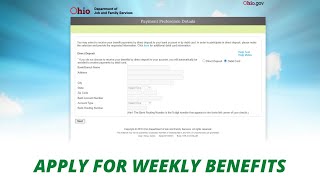 Unemployment Benefits Ohio 900Week or 18000 How To Apply [upl. by Claudell]