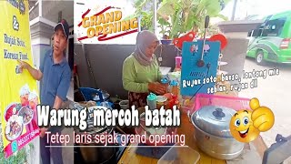 Warung makan murah laris menu lengkap Batah Kwanyar Bangkalan [upl. by Inaflahk720]