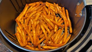 Frozen Checkers Fries In Air Fryer  air fry Checkers famous seasoned fries youll love the result [upl. by Ytiak]