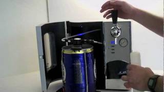 EdgeStar  TBC50S Mini Kegerator  Nonpressurized Keg Setup [upl. by Giglio]