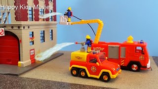 Fireman Sam 11 Episodes 1 hour Train Crash Fire Ghostbusters Firefighter Sam Toys Jupiter Venus [upl. by Hukill]