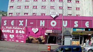 Reeperbahn die sündige Meile in Hamburg St Pauli Eine fahrt über den Hamburger Kiez bei Tag [upl. by Tiffani]