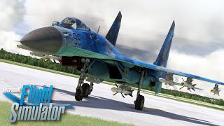 DC Designs SU27 Flanker  First Look Review  MSFS [upl. by Deragon]