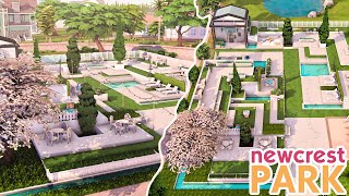 Breeze of Newcrest Park 🌱  No CC  The Sims 4 Speed Build [upl. by Pieter]