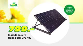 LANDI Publicitée télévisée  Climatiseur Prima Vista  Module solaire Hepa Solar CPL 400 [upl. by Essila]