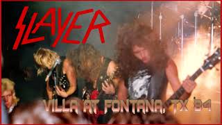 Slayer – Live Villa at Fortana 1984 Full Concert  Soundboard Audio Remastered [upl. by Annonyw]