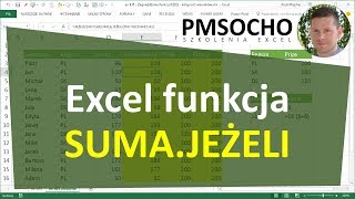 EXCEL  Funkcja SUMAJEŻELI [upl. by Stalker]