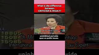 What’s the diff bet CRITICISM amp INSULT miriam explains viralvideo trending fyp [upl. by Ettedranreb]