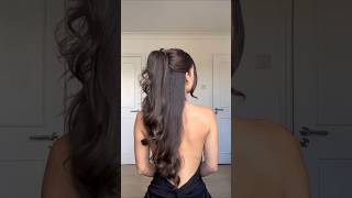 High ponytail hack ✨ shorts youtubeshorts hairstyle [upl. by Ecyob]