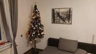 Christmas tree diy How made christmas tree Jak zrobić choinkę na pniu Stara choinka nowy wygląd [upl. by Alcus947]